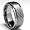 8MM Men's Tungsten Carbide Ring with Celtic Design size 7