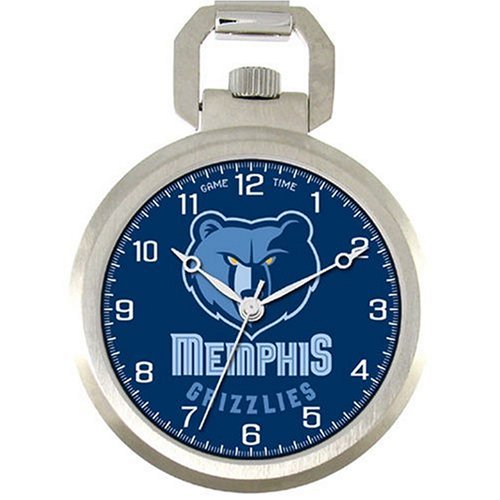 NBA Men's NBA-PW-MEM Pocket Collection Memphis Grizzlies Pocket Watch