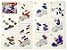 Oliasports Kids Super Heroes Action Mini Figure with Vehicle (Lot of 16)