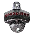 New Open Here Bottle Opener Beer Iron Cast Wall Mount !