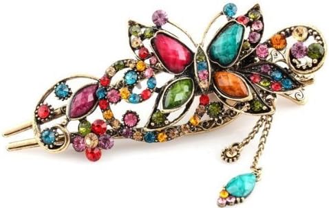 Cute Onlines Lovely Vintage Jewelry Crystal Butterfly Hairpins Hair stick- for hair clip Beauty Tools