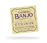 D'Addario Banjo Strings Set, Nickel Custom, Medium