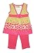 Toddler Girls 2pc Floral Print Top w/ Capri Legging Pants Set