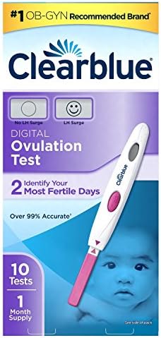 Clearblue Digital Ovulation Test Monitor, 10 Count Pack of 3