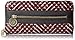 Anne Klein New Recruits Small Zip Around Wallet, Cherry Multi/Black, One Size