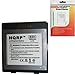 HQRP Battery for HP iPAQ h5500 / h5500 / h5550 / h5555 PDA / Handheld plus HQRP Universal Screen Protector