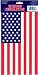 American Flag Window Cling Image