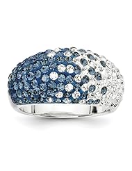 Sterling Silver Swarovski Elements Storrs Spirit Ring