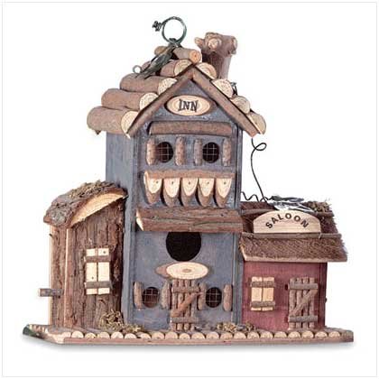 Inn And Salon Birdhouse - Clearance