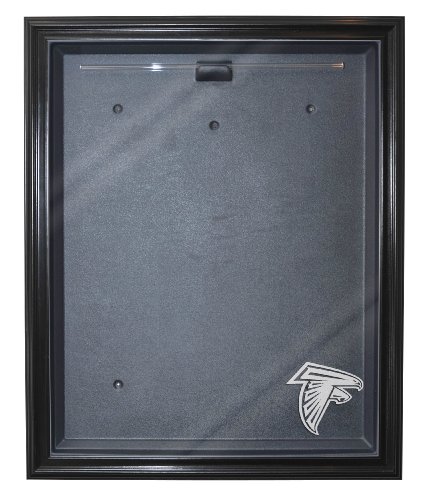Atlanta Falcons Cabinet Style Jersey Display, Black