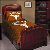 Texas Longhorns Comforter Set: Twin Comforter with Shams