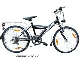 Kinderfahrrad 20 Zoll Fahrrad 6 Gang Shimano Schwarz