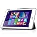 IVSO Acer Iconia Tab 8 W (W1-810) Ultra Lightweight Slim Smart Cover Case-will only fit Acer Iconia Tab 8 W (W1-810) Tablet (Black)