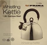 WHISTLING KETTLE 1.8 LITRE STAINLESS STEEL SILVER  from Prima