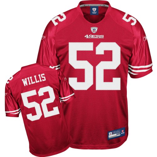 Reebok San Francisco 49ers Patrick Willis Authentic Jersey Size 50