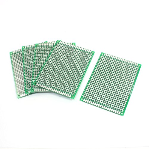 5Pcs Double Sided Prototyping PCB Printed Circuit Board 6cm x 8cm