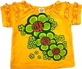MIL DE BERRY 袖口フリフリTシャツ 100cm イエロー [65] 20/-ガーゼ天竺 X21007-02