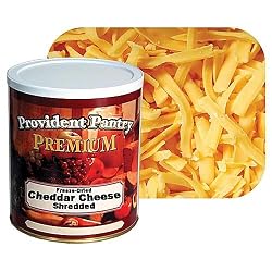 Provident Pantry Freeze Dried Shredded Sharp Cheddar Cheese -39 oz
