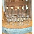 6 St�ck 200ml, Opera Flaschen, leere Glasflasche mit Korken, zum selbst Abf�llen, 0,2l Liter, Lik�rflaschen, Schnapsflaschen, Essigflaschen, �lflaschen, H�he 23 cm