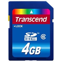 Transcend TS4GSDHC6 SDHC 4GB Speicherkarte Class 6