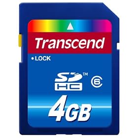 Transcend - Carte m�moire Secure Digital - HC6 - 4GB