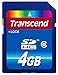 Transcend 4 GB Class 6 SDHC Flash Memory Card TS4GSDHC6