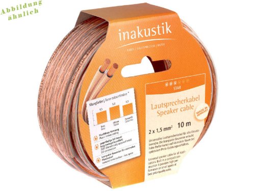 In-akustik Star Lautsprecherkabel 2x 0,75 mm&sup2; Ring 6 m Preisvergleich