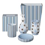 Review Kids Line  / Tiddliwinks Bath Collection - Mod Blue/ Brown