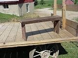 Rustic 3 Foot Barnwood Bench. This Country Bench Seats Varies in Width From 8 - 10 and Stands 16 Off Ground. Made From Antique Barnwood in Excess of 100 Years Old. This Rustic Primitive Bench Is a Great Addition to Your Home and Garden Landscape Design. Spectacular Bench and a Piece of History At a Spectacular Price.