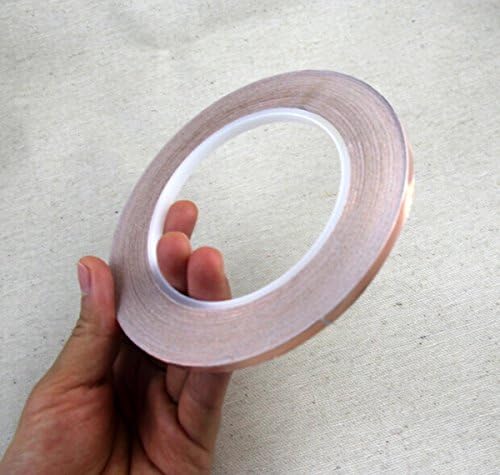 5 Roll Single Conductive COPPER FOIL TAPE 5MM X 30M Electronic Tool, Practical Single Conductive Copper Foil Tape