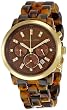 Michael Kors Quartz Brown Gem Dial Tortoiseshell Band - Women's Watch MK5216