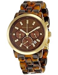 Michael Kors Womens MK5216 Chronograph Tortoise Watch