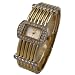 Anaii Pink AP213 Moi Ladies White Dial with Gold Colour Bangle Diamante Watch