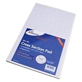Cross Section Pads, Ruled 10x10 Sq/Inch, 40 sheets, 8-1/2"x14", White (AMP22028) Category: Memo Paper and Scratch Pads