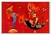 Mit Und Gegen by Wassily Kandinsky 36x24 Art Print Poster