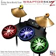 Lightning Colors Skin by WraptorSkinz fits Guitar Hero 4 World Tour Drum Set for Nintendo Wii, XBOX 360, PS2 & PS3 (DRUMS NOT INCLUDED)