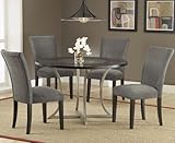 Roma 5-Piece Dining Set in Pewter - Hillsdale Furniture - 4250DTBC