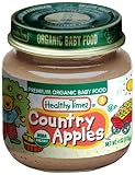 Healthy Times Premium Organic Baby Food, Country Apples 1, 4-Ounce Jar (Pack of 12)