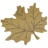 Heritage Lace Maple Leaf 14-Inch by 15-Inch Placemat, Goldenrod, Set of 2