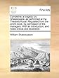 Cymbeline, a Tragedy, by Shakespeare, as Performed at the Theatres Royal. Regulated from the Promt-Book, by Permission of the Managers. with an Introd