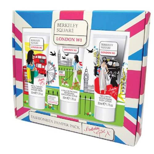 BSQ Berkeley Square London W1 Fashionista Pamper Pack 3 Piece Gift Set Preisvergleich