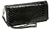 Wristlet Purse Clutch Organizer Wallet Croc Style and Snake Embossed Choice of Colors Black Leopard Burgundy Green