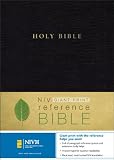 NIV Holy Bible Giant Print Reference Edition, Thumb Indexed, Black Leather-Look