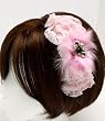Lolita Harajuku Girl Pink Feather Victorian Headband
