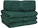 Utopia Premium Extra Large Bath Towels 100% Cotton, Soft and Absorbent, 4-Pack, Hunter Green