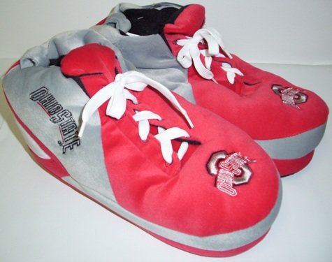 Ohio State Buckeyes NCAA Plush Sneaker Slippers