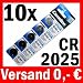 10 x CR2025 LITHIUM KNOPFZELLE 5003LC BATTERIE CAMELION