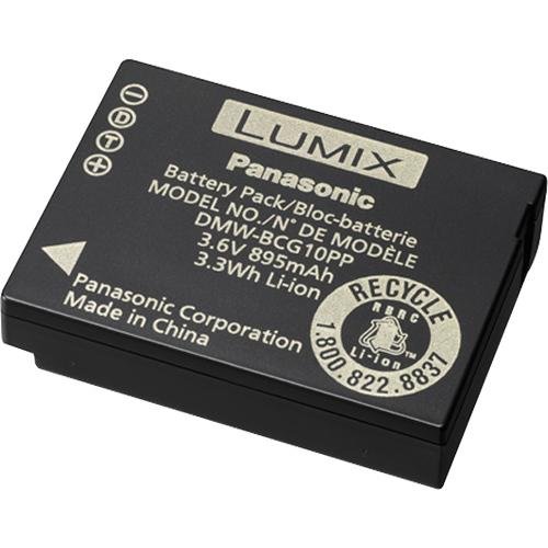Panasonic DMW-BCG10 ID Secured Battery for Select Panasonic Cameras (Retail Packaging)