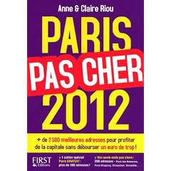 Paris pas cher 2012