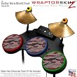 Camouflage Pink Skin by WraptorSkinz fits Guitar Hero 4 World Tour Drum Set for Nintendo Wii, XBOX 360, PS2 & PS3 (DRUMS NOT INCLUDED)